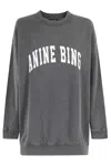 Anine Bing Tyler Sweatshirt In Washed Black
