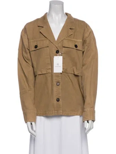 Pre-owned Anine Bing Utility Jacket In Brown