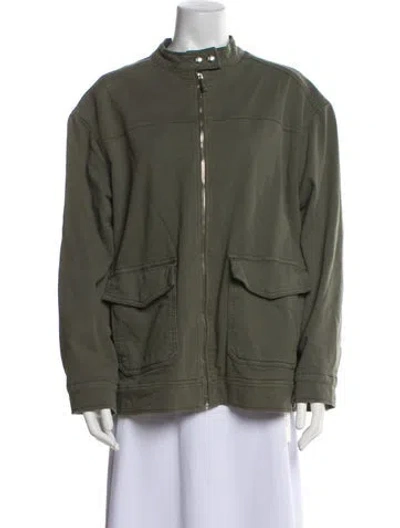 Pre-owned Anine Bing Utility Jacket In Gray