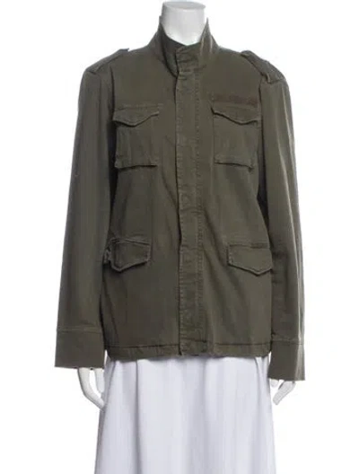 Pre-owned Anine Bing Utility Jacket In Gray