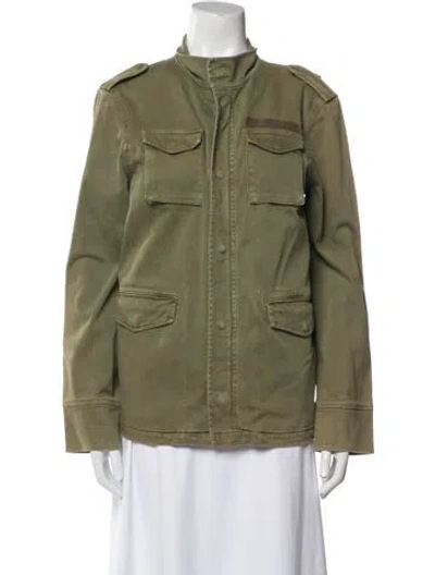 Pre-owned Anine Bing Utility Jacket In Green