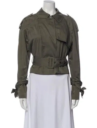 Pre-owned Anine Bing Utility Jacket In Green