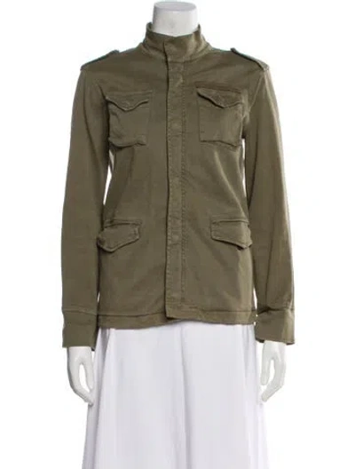 Pre-owned Anine Bing Utility Jacket In Green