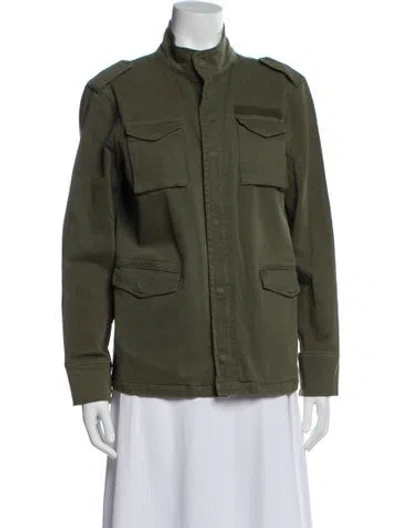 Pre-owned Anine Bing Utility Jacket In Green