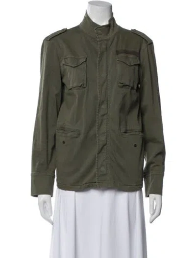 Pre-owned Anine Bing Utility Jacket In Green