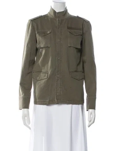 Pre-owned Anine Bing Utility Jacket In Green