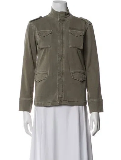 Pre-owned Anine Bing Utility Jacket In Green