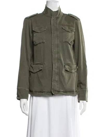 Pre-owned Anine Bing Utility Jacket In Green