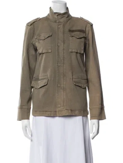 Pre-owned Anine Bing Utility Jacket In Green