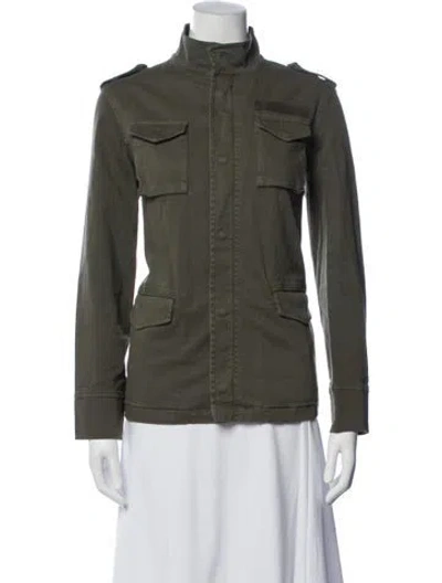 Pre-owned Anine Bing Utility Jacket In Green