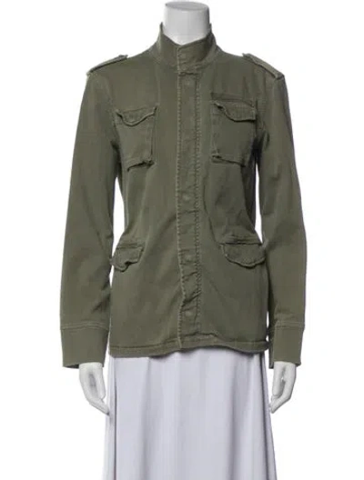 Pre-owned Anine Bing Utility Jacket In Green