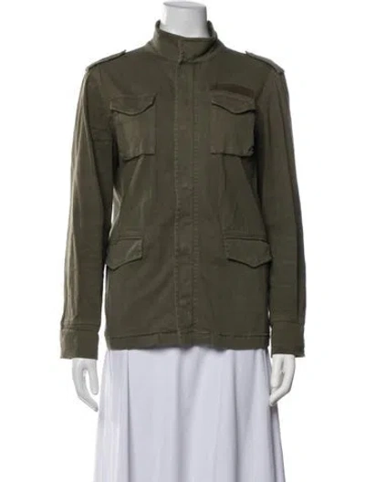 Pre-owned Anine Bing Utility Jacket In Green