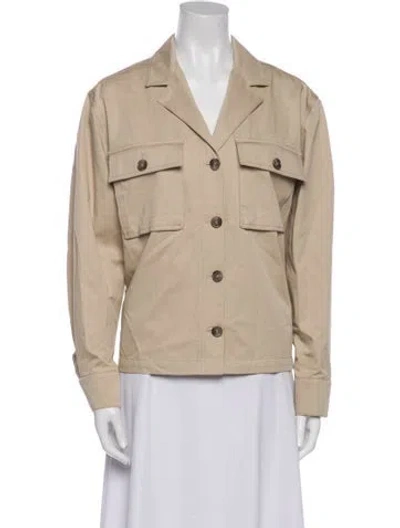 Pre-owned Anine Bing Utility Jacket W/ Tags In Neutral