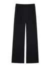 Anine Bing Weite Aden High-waist-hose In Black