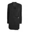 Anine Bing Venice Wrap Dress In Black