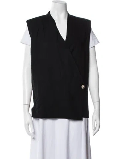 Pre-owned Anine Bing Vest In Black