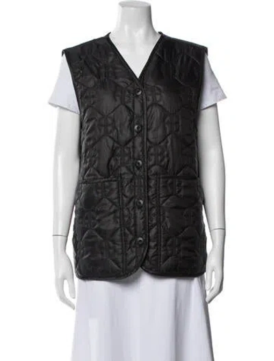 Pre-owned Anine Bing Vest In Black