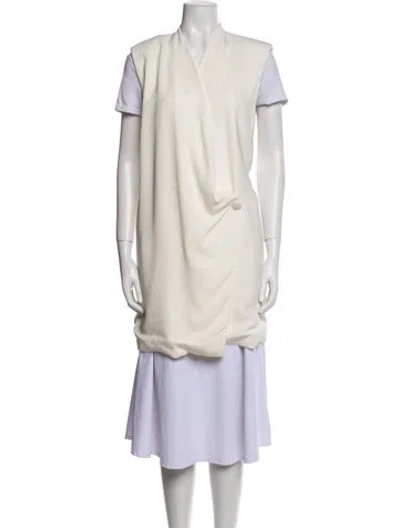 Pre-owned Anine Bing Vest In Neutral