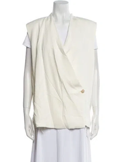 Pre-owned Anine Bing Vest W/ Tags In Neutral