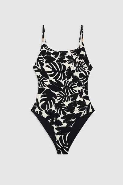 Anine Bing Vesta One Piece - Black Bird Of Paradise L