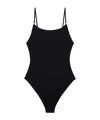 Shop Anine Bing Vesta Swimsuit In Black