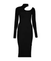 Anine Bing Victoria Cut-out Sweater Dress In Black