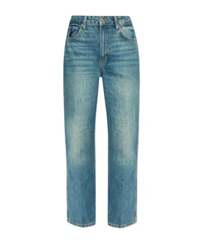 Anine Bing Vin Jeans In Blue