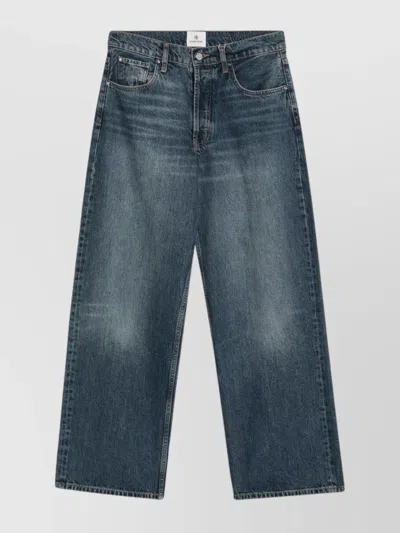 Anine Bing Vintage Boyfriend Jeans Manon In Blue