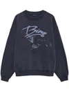 Anine Bing Vintage-inspired Graphic Eagle Sweatshirt In Black