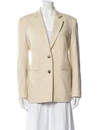 Pre-owned Anine Bing Virgin Wool Set In Neutral