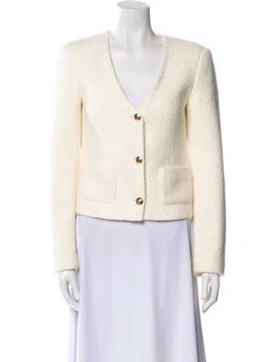 Pre-owned Anine Bing V-neck Sweater In Neutral