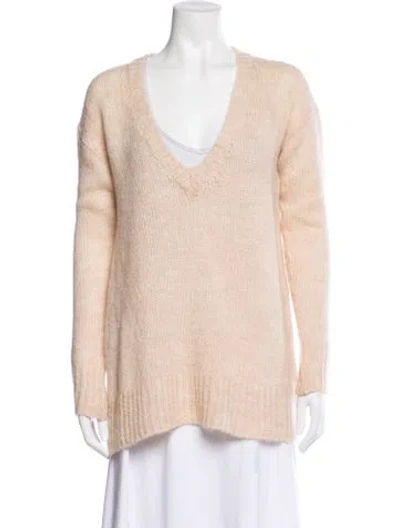Pre-owned Anine Bing V-neck Sweater In Neutral