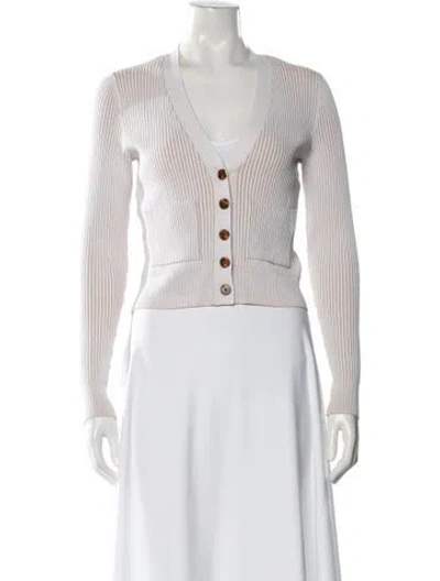 Pre-owned Anine Bing V-neck Sweater In Neutral