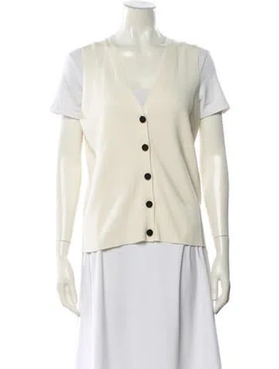 Pre-owned Anine Bing V-neck Sweater W/ Tags In Neutral