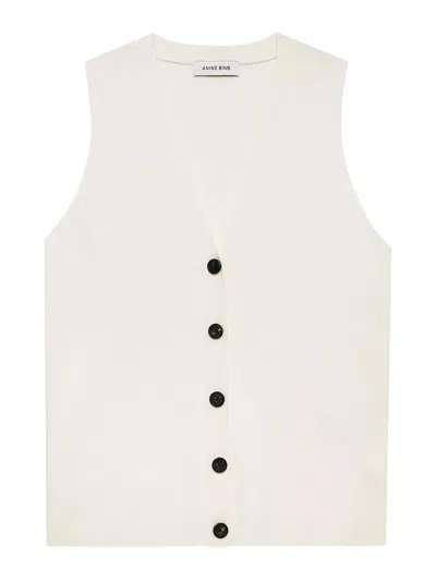Anine Bing Waistcoat In White