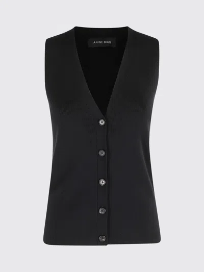 Anine Bing Waistcoat  Woman Color Black