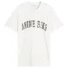 Anine Bing Ivory T-shirt With Leopard Logo Women In White