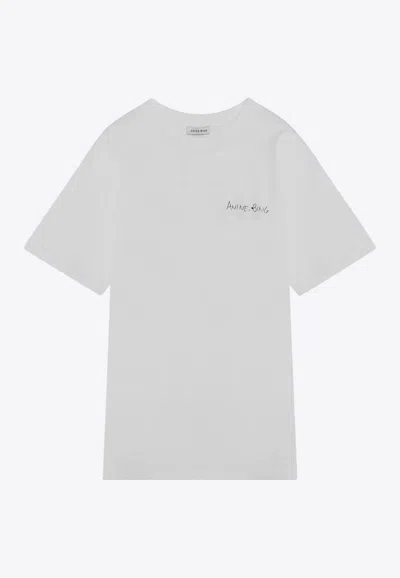 ANINE BING WALKER LYRICS LOGO T-SHIRT
