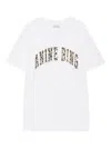 Anine Bing Ivory T-shirt With Leopard Logo Women In White