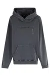 Anine Bing Oversized Grey Sweatshirt With Bold Branding And Relaxed Fit In Gray