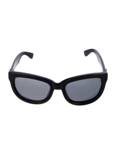 Pre-owned Anine Bing Wayfarer Tinted Sunglasses In Black