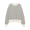 Anine Bing White Black Sweatshirts