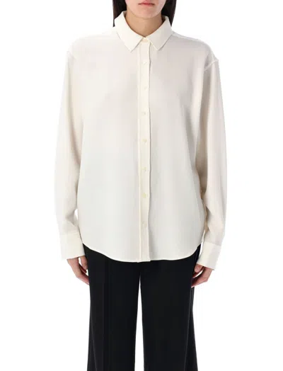 ANINE BING WOMEN WHITE BRAXTON SHIRT, S LUXURY SHIRTS FOR WOMEN DARVEYS