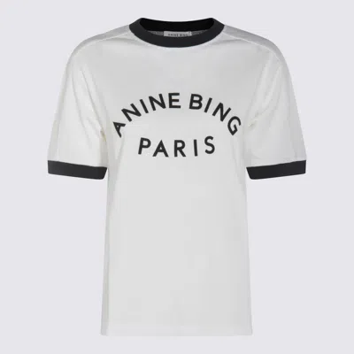 ANINE BING WHITE COTTON T-SHIRT