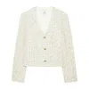 Anine Bing Anitta Checked Tweed Blazer