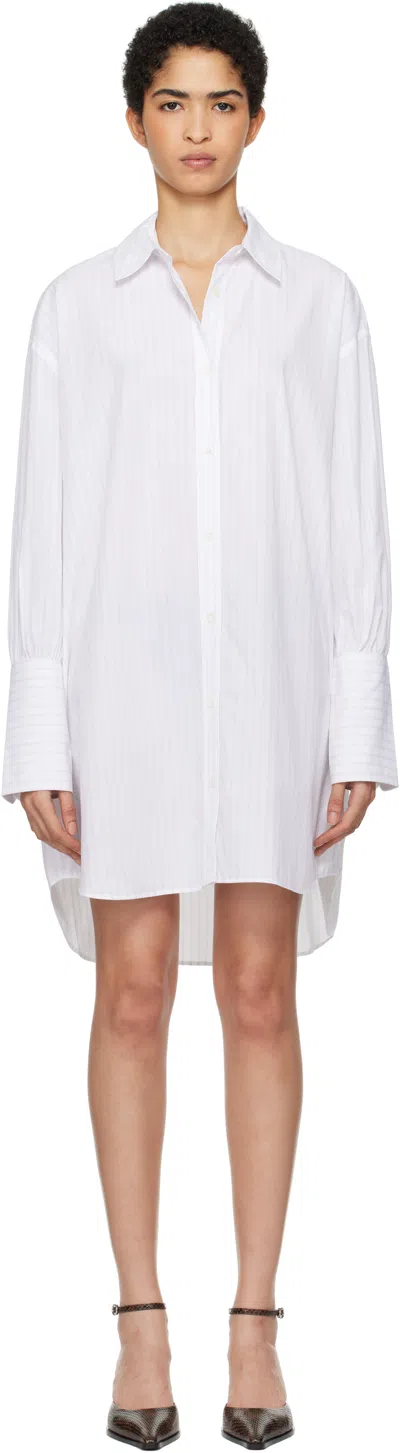 ANINE BING WHITE LAKE MINIDRESS