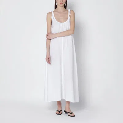 ANINE BING ANINE BING WHITE LINENBLEND DRESS
