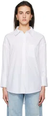ANINE BING WHITE MIKA SHIRT