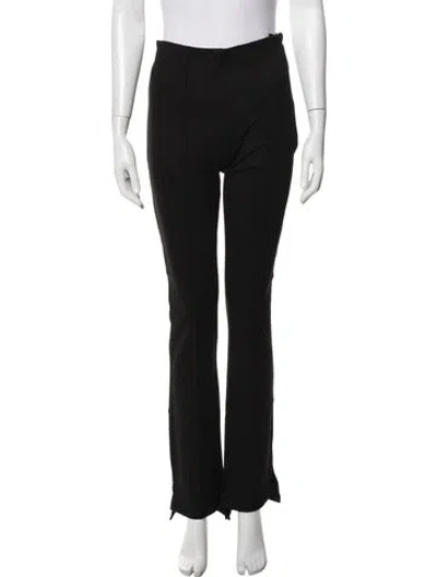 Pre-owned Anine Bing Wide Leg Pants In Black