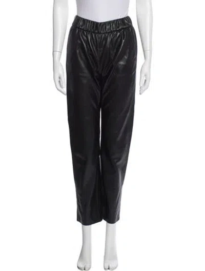 Pre-owned Anine Bing Wide Leg Pants In Blue